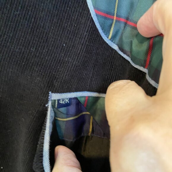 U.S. Polo Assn. Men’s Black Corduroy Sport Jacket – Size 42R - Picture 5 of 7